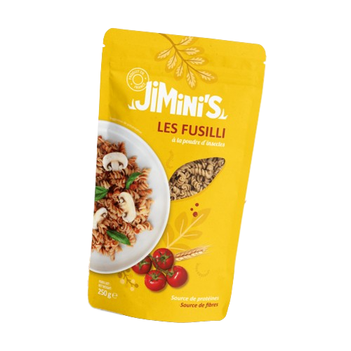 Jimini's - Protein Pasta Fusilli with insect powder - 21bites
