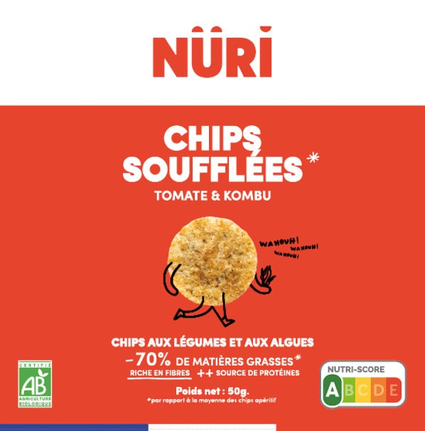 Chips with Tomato and Kombu Seaweed