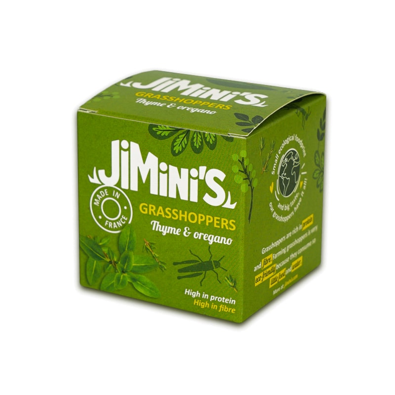 Jimini's - Grasshoppers Thyme & Oregano - 21bites