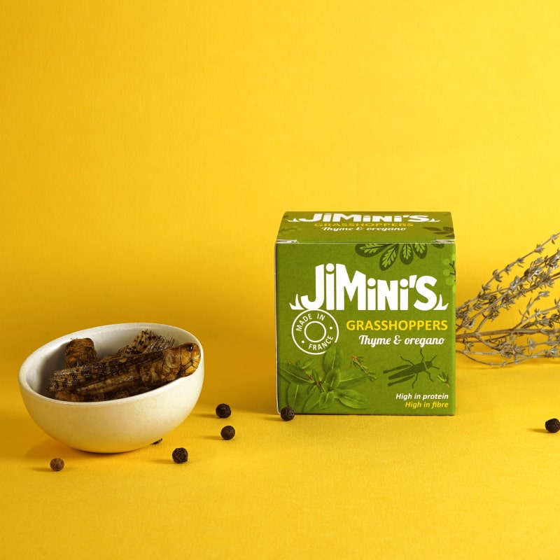 Jimini's - Grasshoppers Thyme & Oregano - 21bites