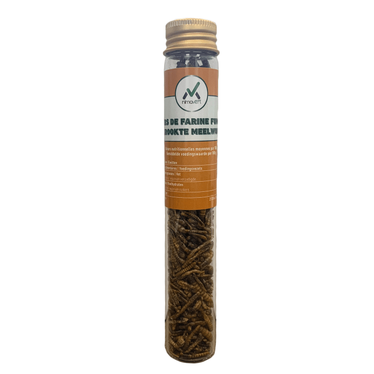 Nimavert - Smoked mealworms tube - 21bites