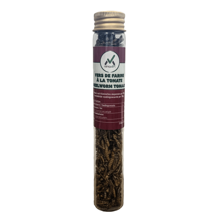 Nimavert - Tomato mealworms tube - 21bites