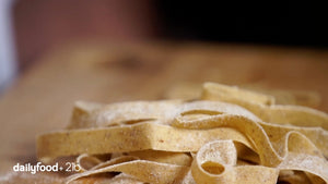 Fettuccine with insects flour