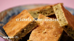 Moringa and crickets flour biscuit
