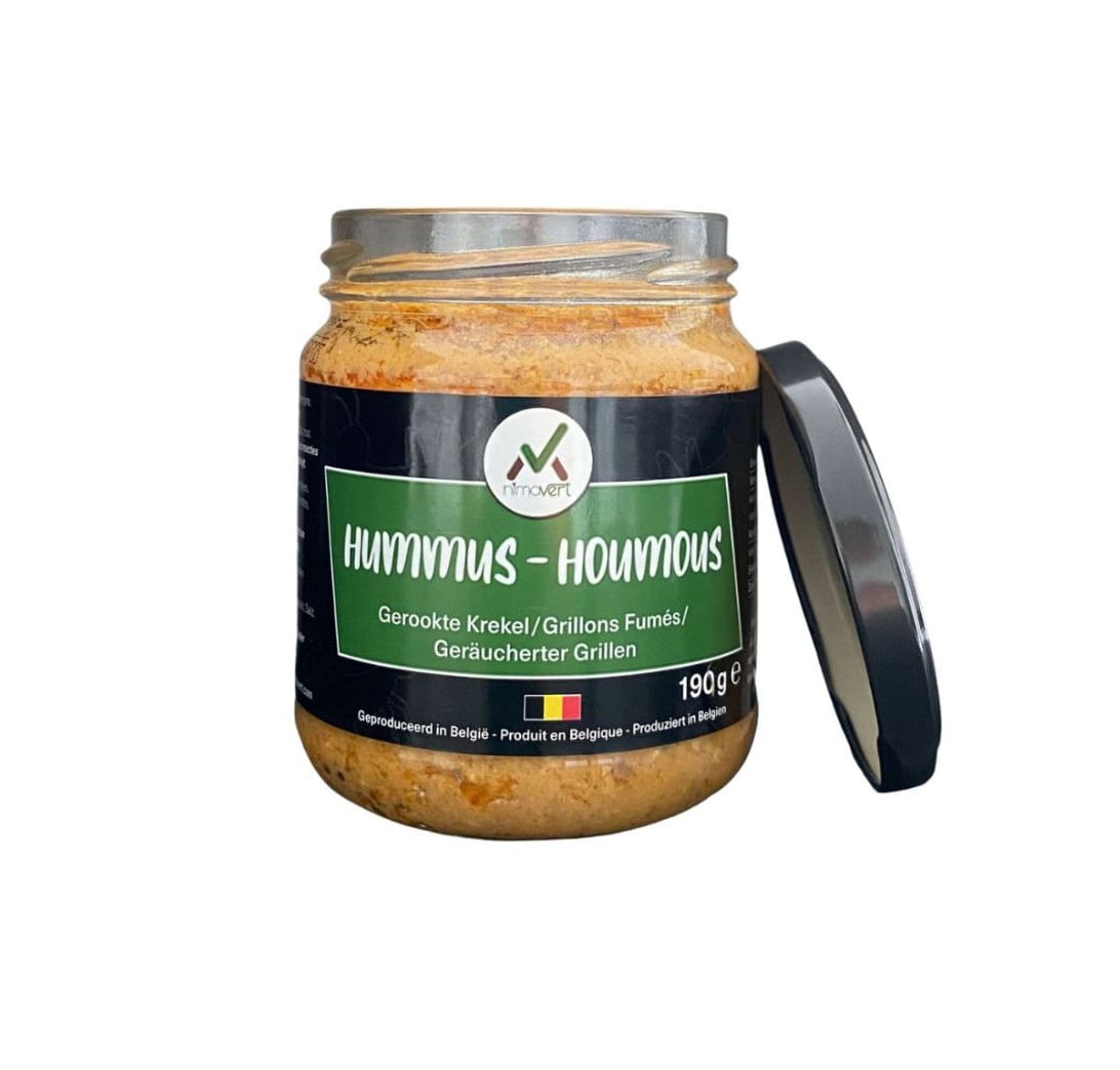 Nimavert - Smoked crickets Hummus