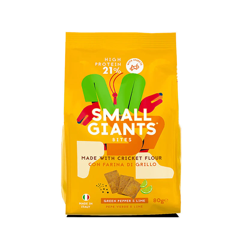Small Giants - Pepper and lime cricket crackers