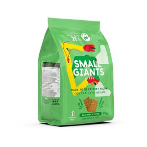 Small Giants - Rosemary & Thyme cricket crackers