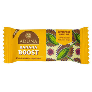 Aduna Baobab banana boost energy bar