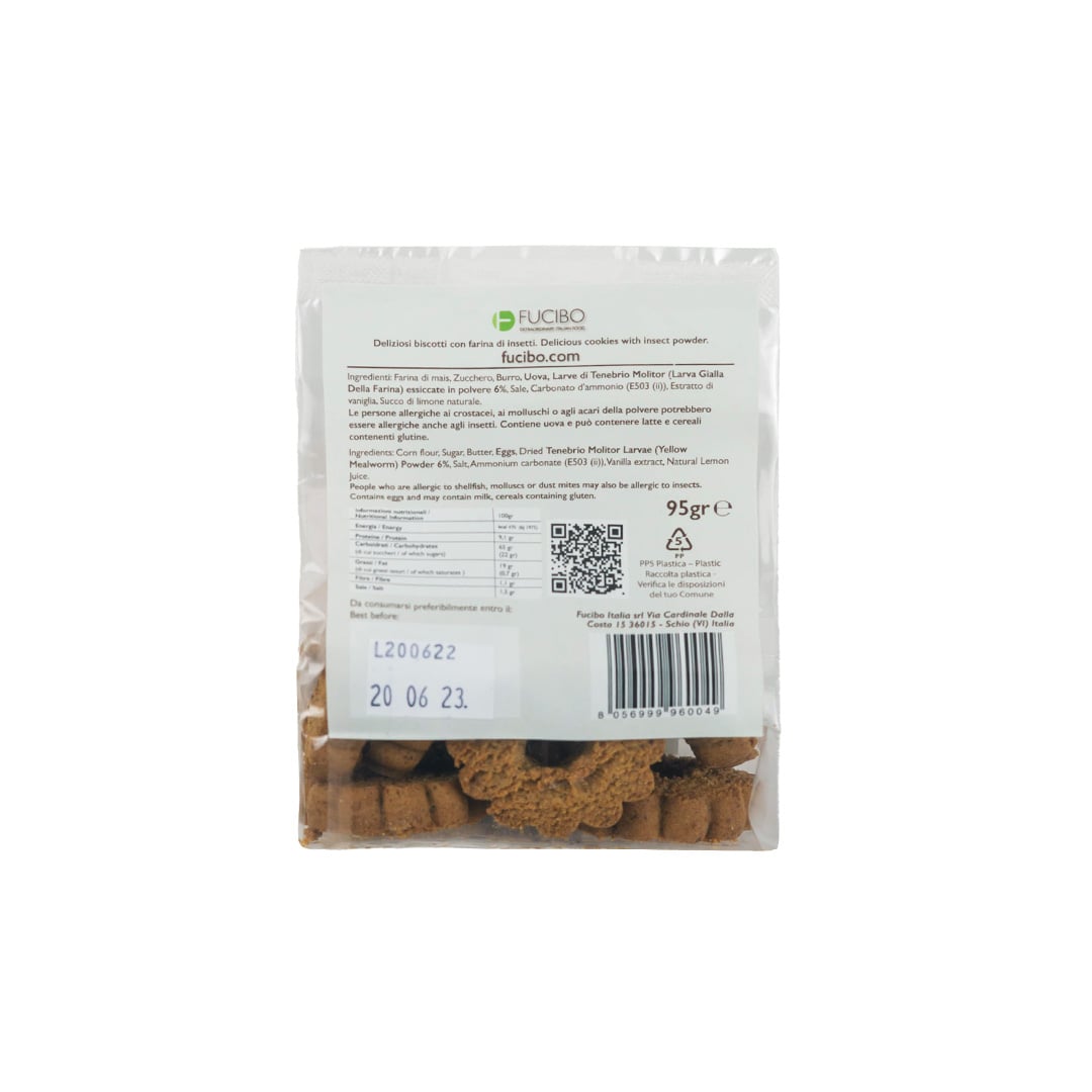 Fucibo - Corn cookies with insect powder - 21bites