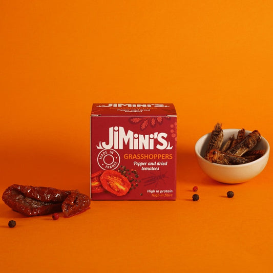 Jimini's - Grasshoppers Dried Tomato and Pepper - 21bites