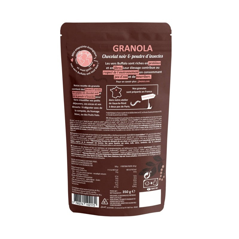 Jimini's - Dark chocolate Granola - 21bites