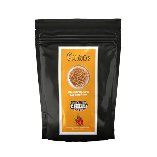 Whizbe - Mealworms extra chilli - 21bites