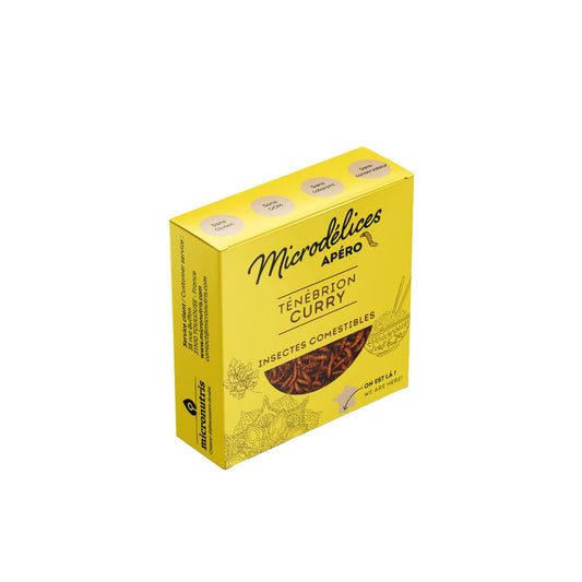 Micronutris - Apero Tenebrio Curry - 21bites