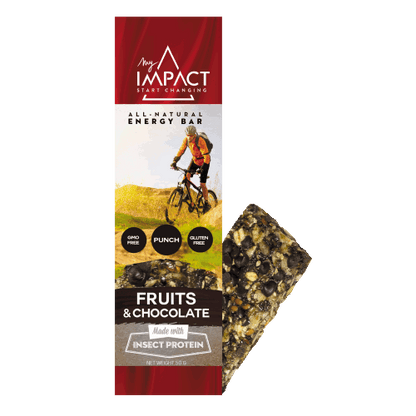 Micronutris - My Impact Fruit chocolate energy bar - 21bites